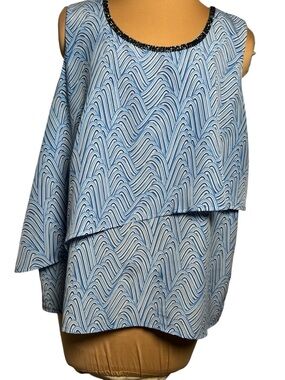 Juicy Couture Floral Print Lightweight Sweater Top Long Sleeve Size XL